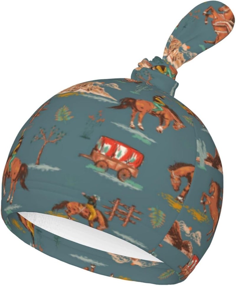 Figtihw Western Horse Swaddle Blankets Newborn Receiving Blanket Baby Swaddle Wrap Soft Sleeping Sack for Baby Girls Boys - Image 3